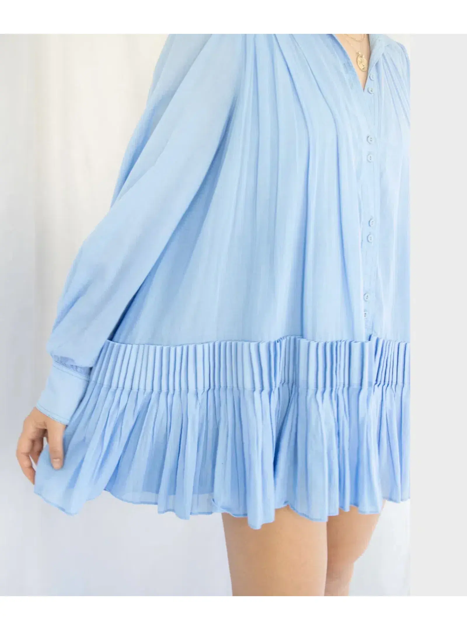 Aje Pavillion Mini Dress in Blue Size AU 8 - Image 2