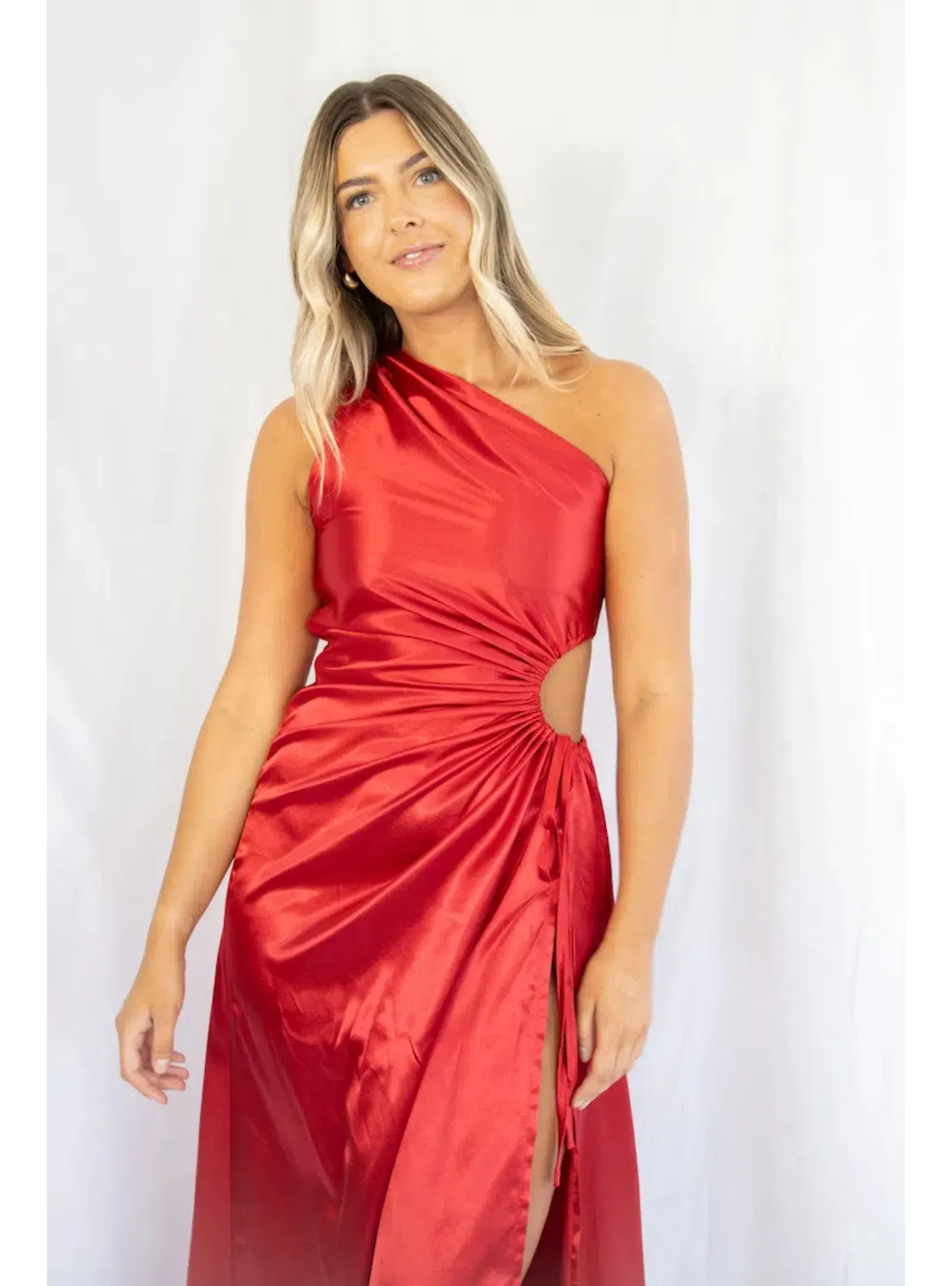 Sonya Moda Nour Red Maxi Dress Red Size AU 8 - Image 2