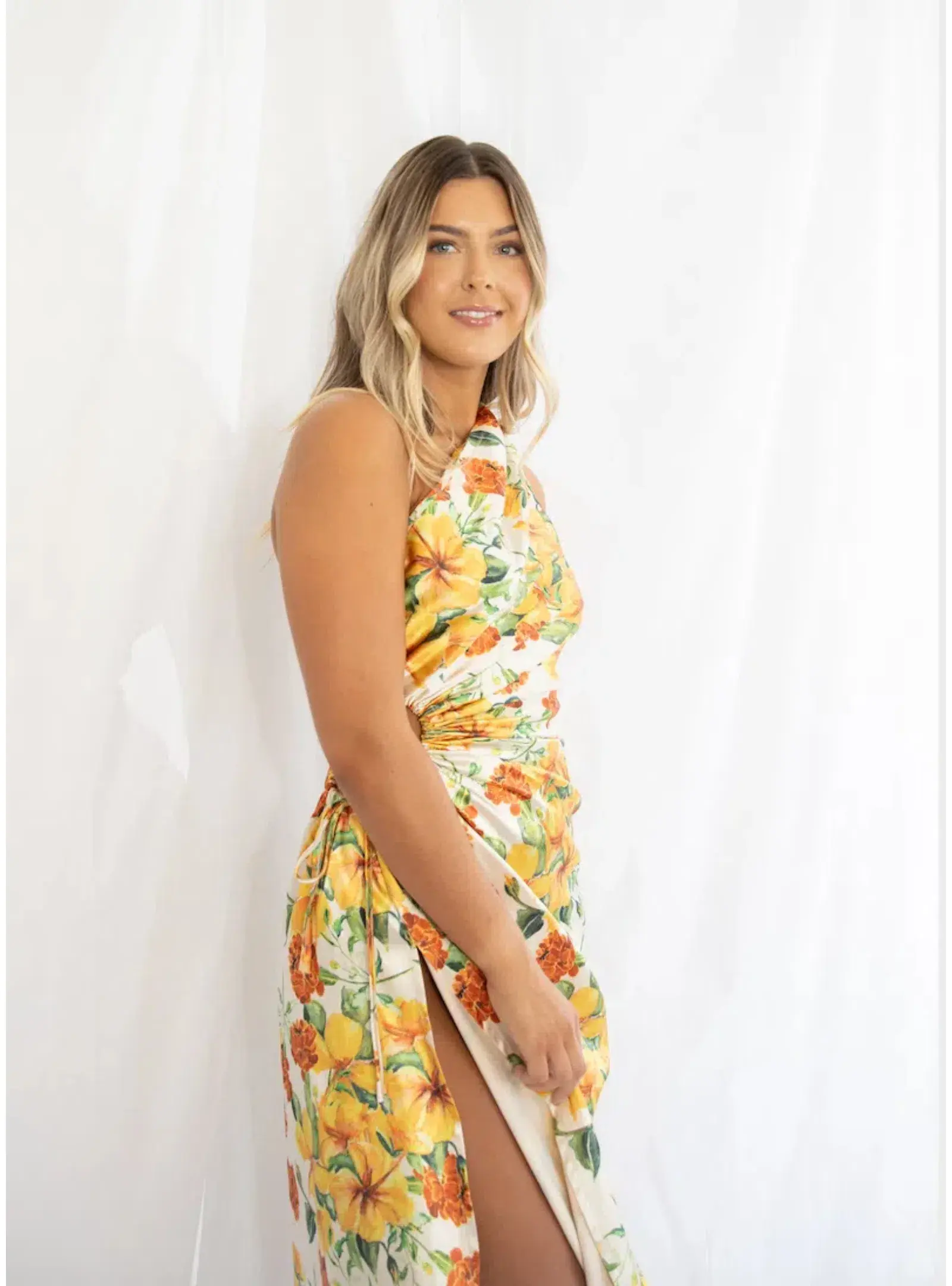 Sonya Moda Yarden Floral Maxi Dress Floral Size AU 10 - Image 2