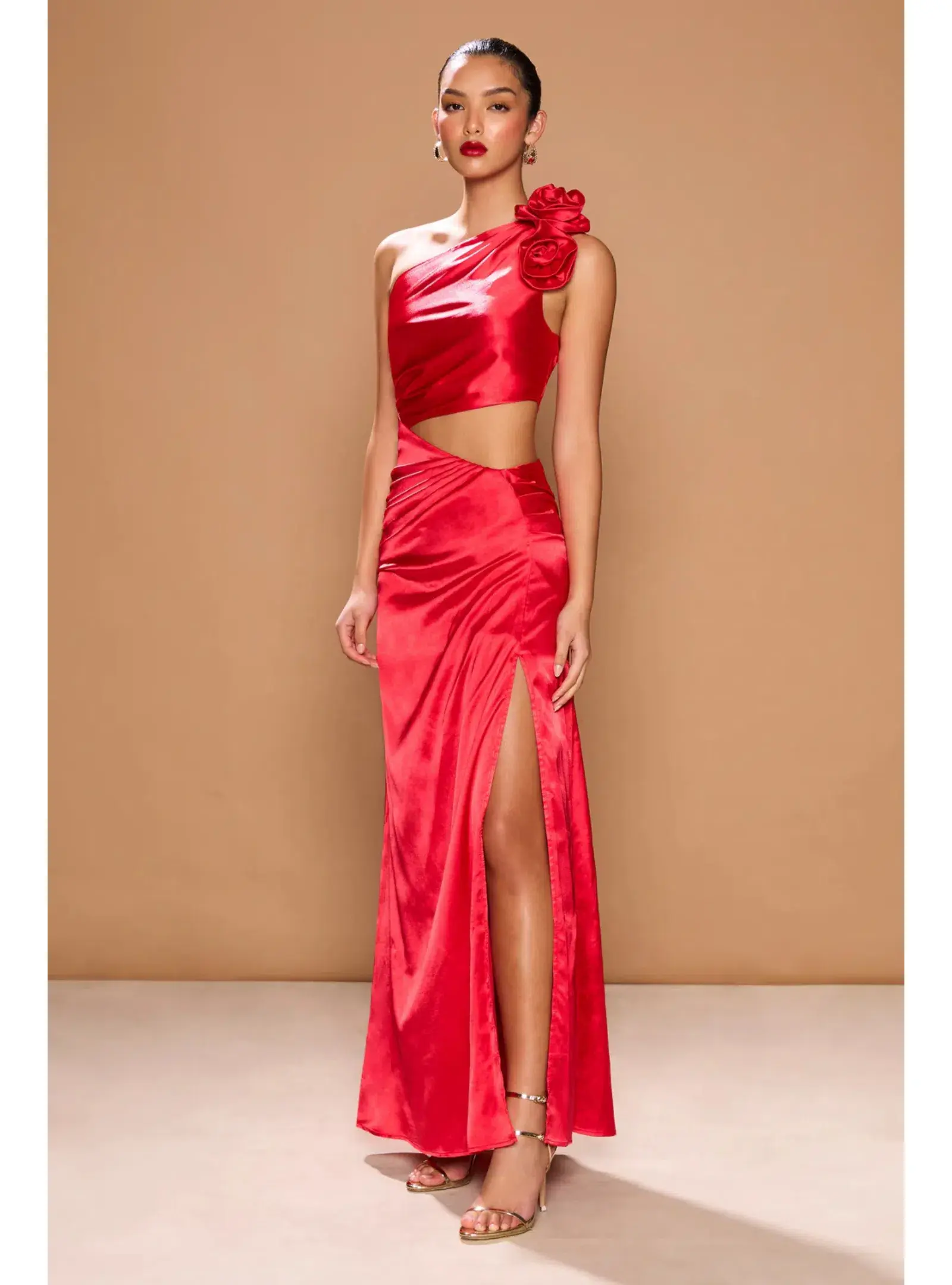 Sonya Moda Ravello Maxi Dress in Sorrento Red Size AU 10 - Image 4