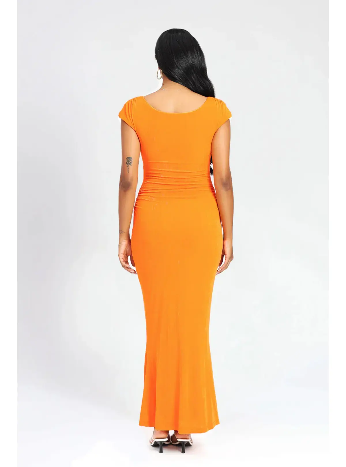 Isabelle Quinn Vienna Maxi Dress in Citrus Size AU 8 - Image 3