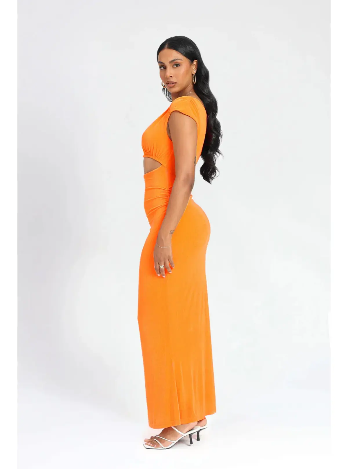 Isabelle Quinn Vienna Maxi Dress in Citrus Size AU 8 - Image 4