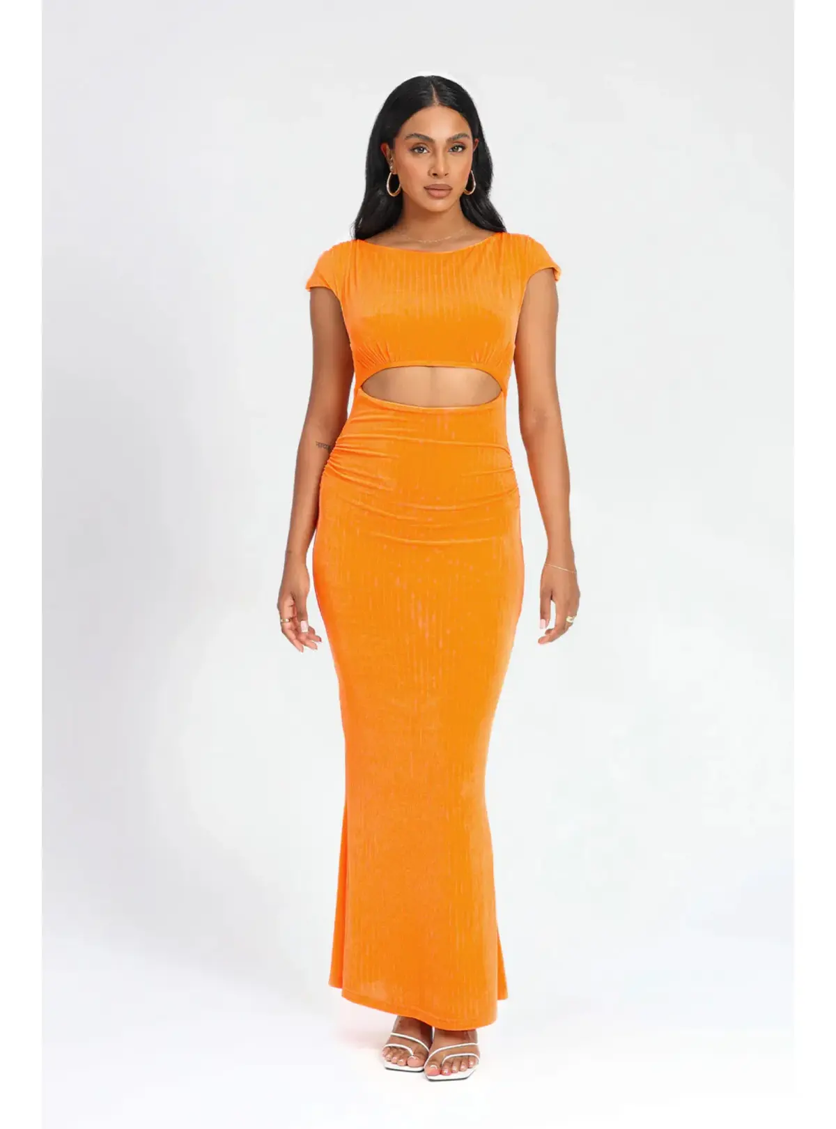 Isabelle Quinn Vienna Maxi Dress in Citrus Size AU 8 - Image 2