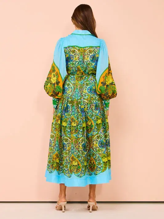 Alemais Sofie Shirtdress Multi Size 16 - Image 6