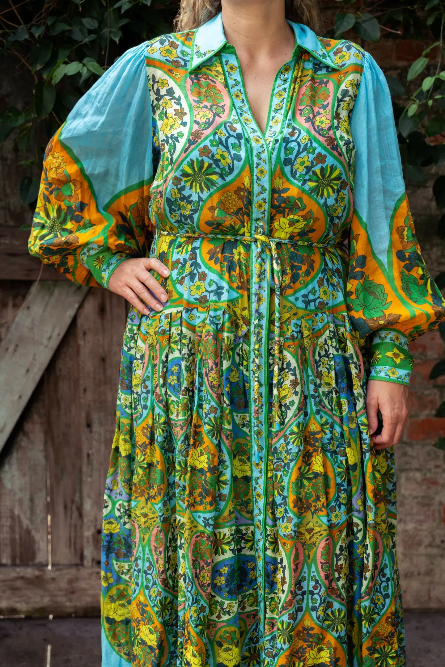 Alemais Sofie Shirtdress Multi Size 16 - Image 3