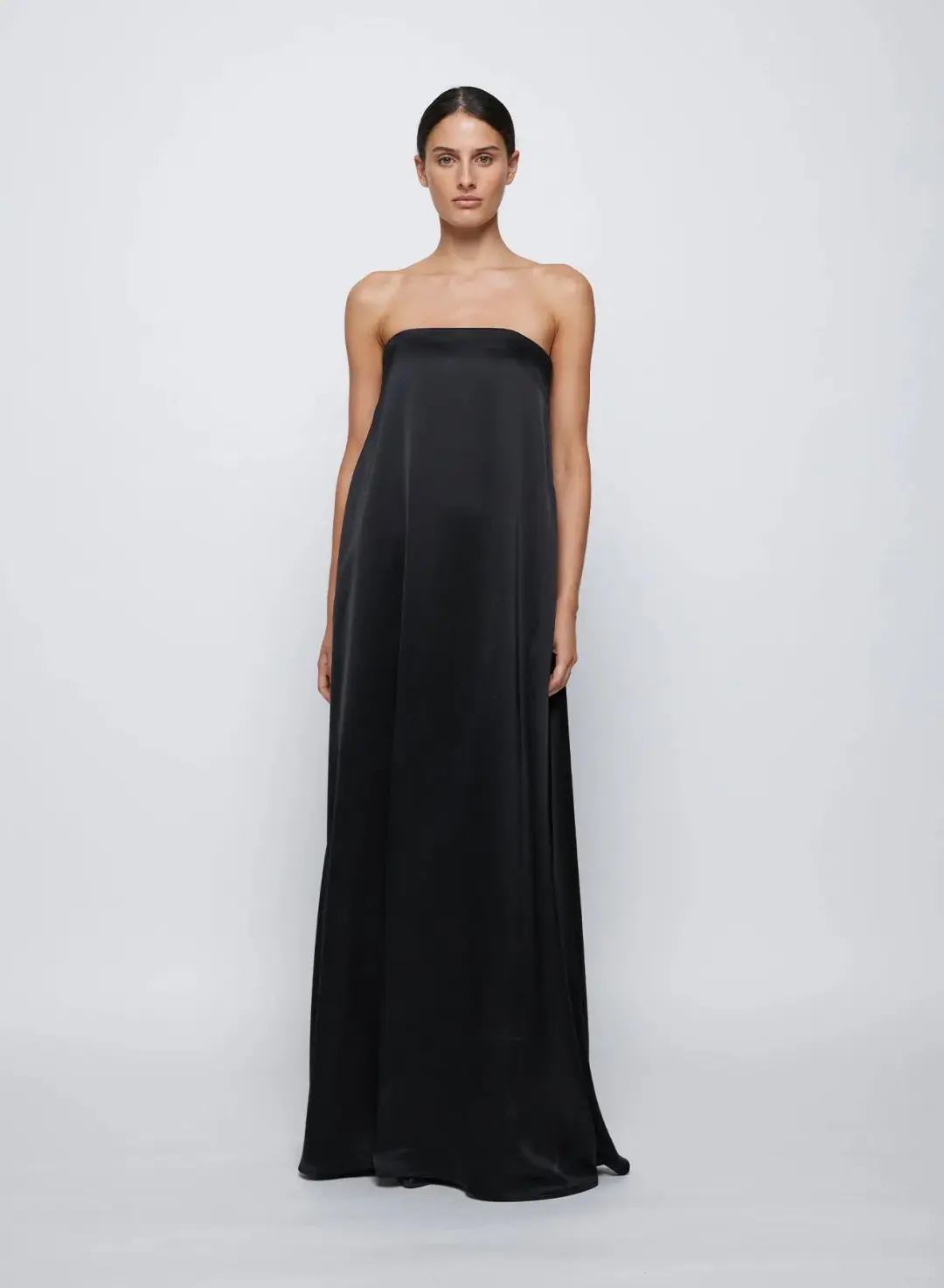 Anna Quan Delfina Maxi Dress Black Ink Size 8 for rent on The Volte - main image