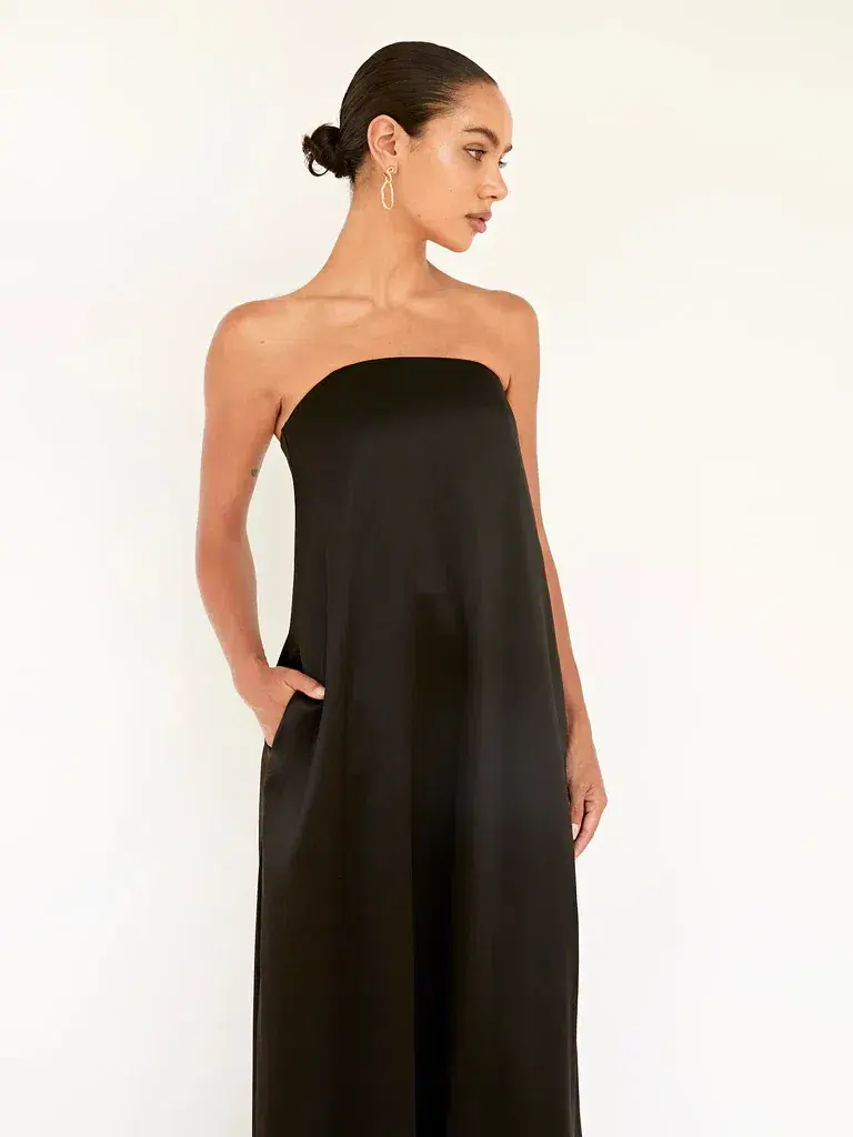 Anna Quan Delfina Maxi Dress Black Ink Size 8 - Image 7