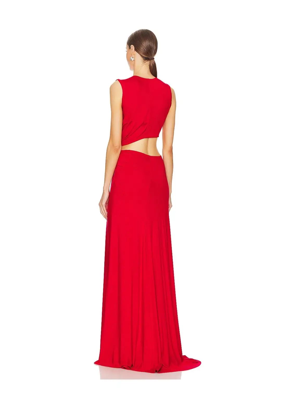 Sid Neigum Triple Loop Dress in Red Size 6 for rent on The Volte - main image