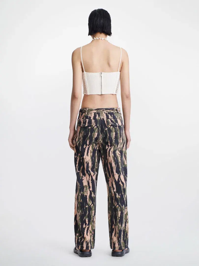 Dion Lee Coral Crochet Corset Cream Size 6 - Image 3