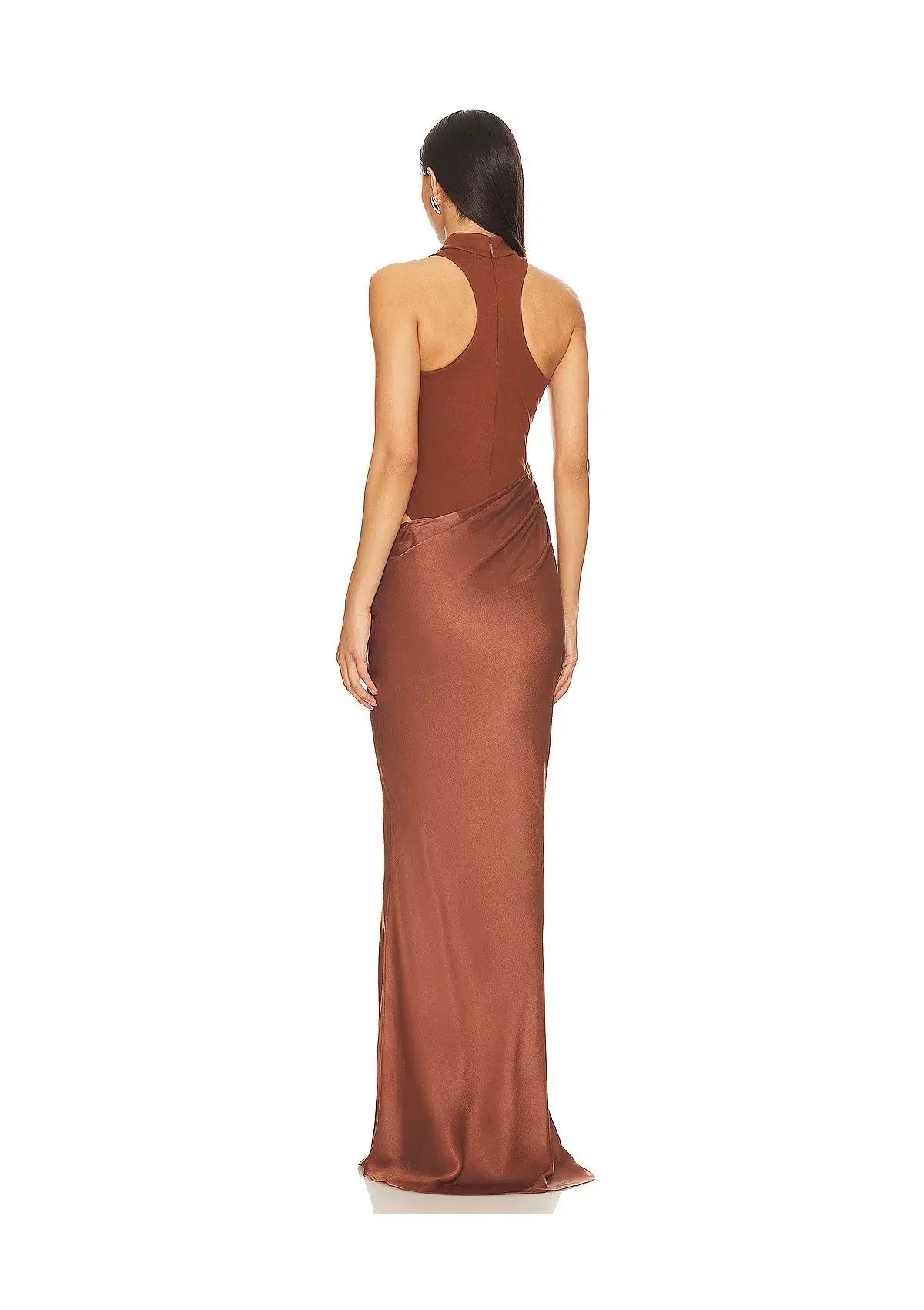 Camila Coelho Estrella Maxi Dress Nutshell Brown Size S / AU 8 - Image 2