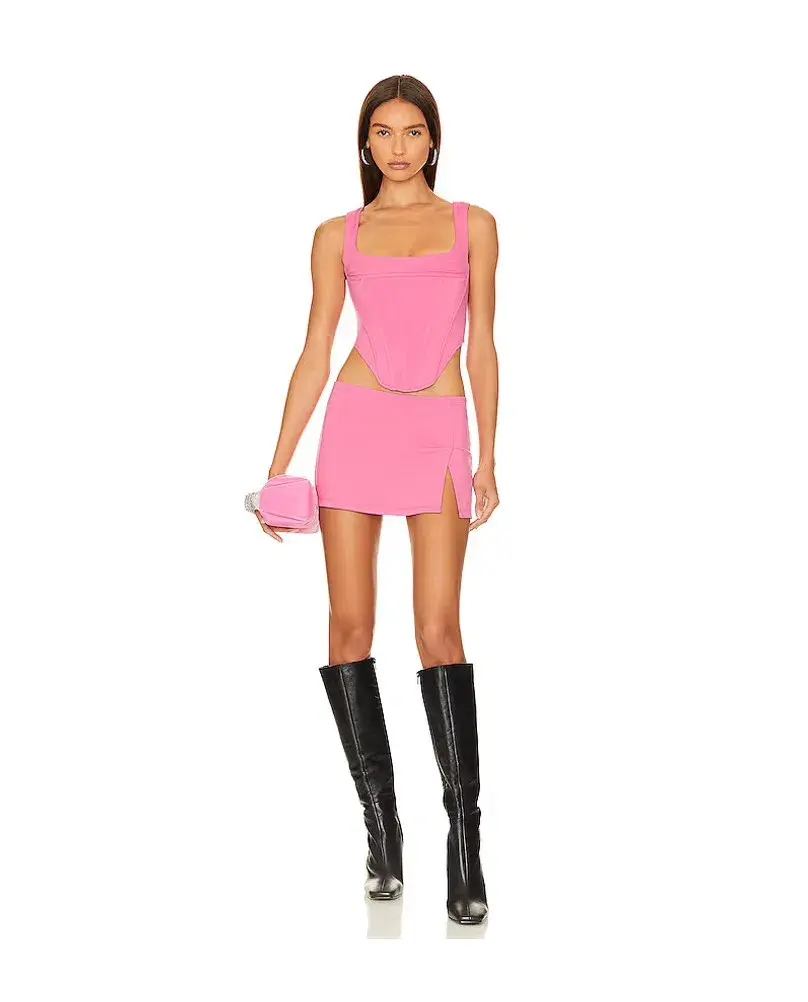 Miaou x REVOLVE Micro Mini Skirt Pink Size 8 - Image 1