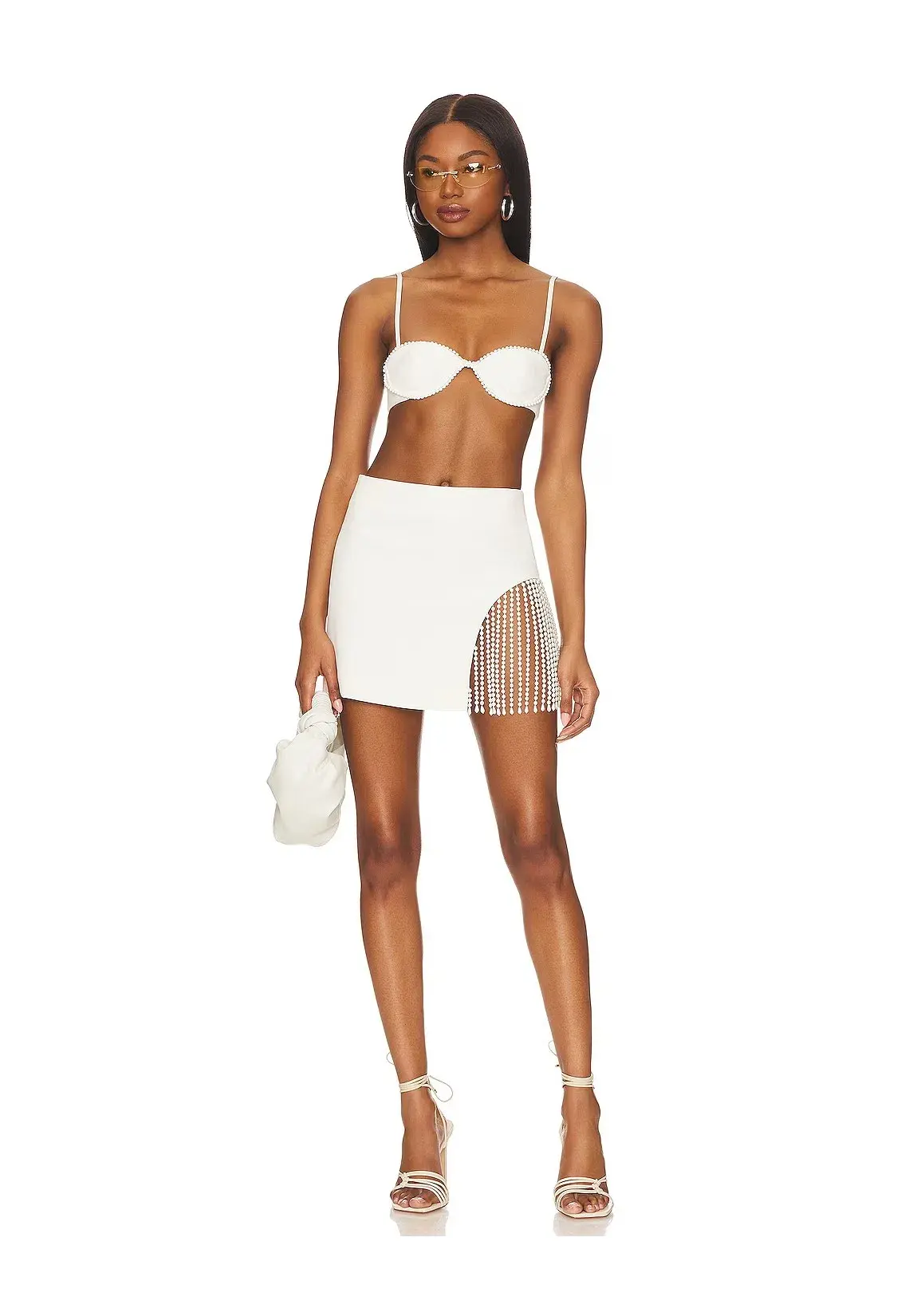 Camila Coelho Camila Bralette Ivory Size 8 - Image 1