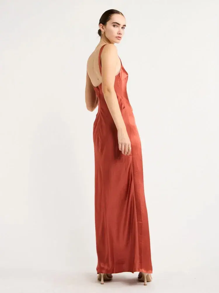 Anna Quan Etta Dress Bruschetta Size 8 - Image 3