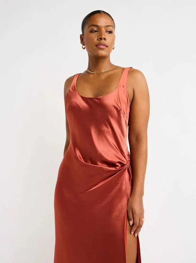 Anna Quan Etta Dress Bruschetta Size 8 for rent on The Volte - main image