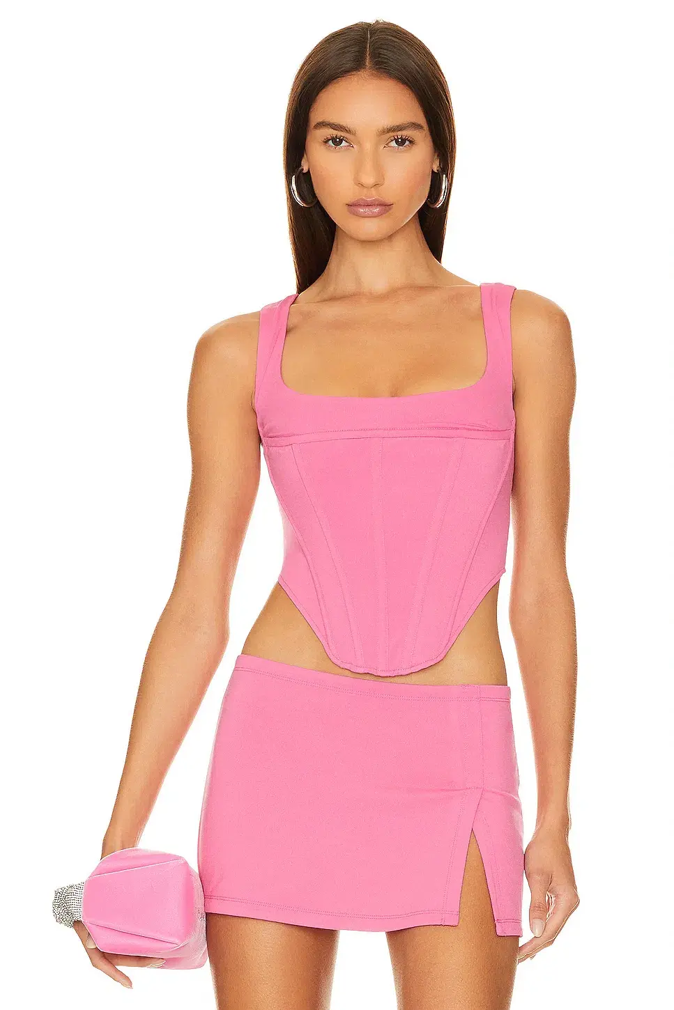PatBO Beaded Crop Top Size 8 - Image 1