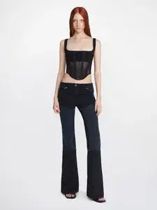 PatBO Beaded Crop Top Size 8 - Image 8