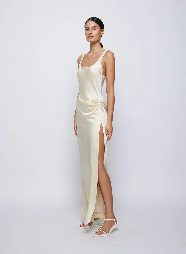 Anna Quan Etta Dress Buff Size 8 for rent on The Volte - main image