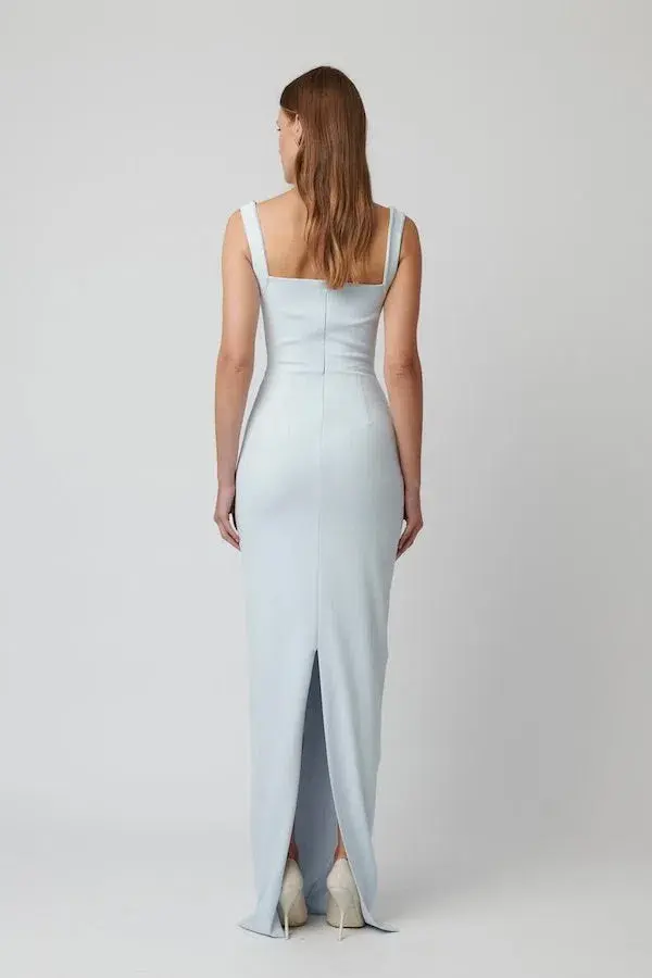 Effie kats Marbella Gown Blue Size 8 - Image 3