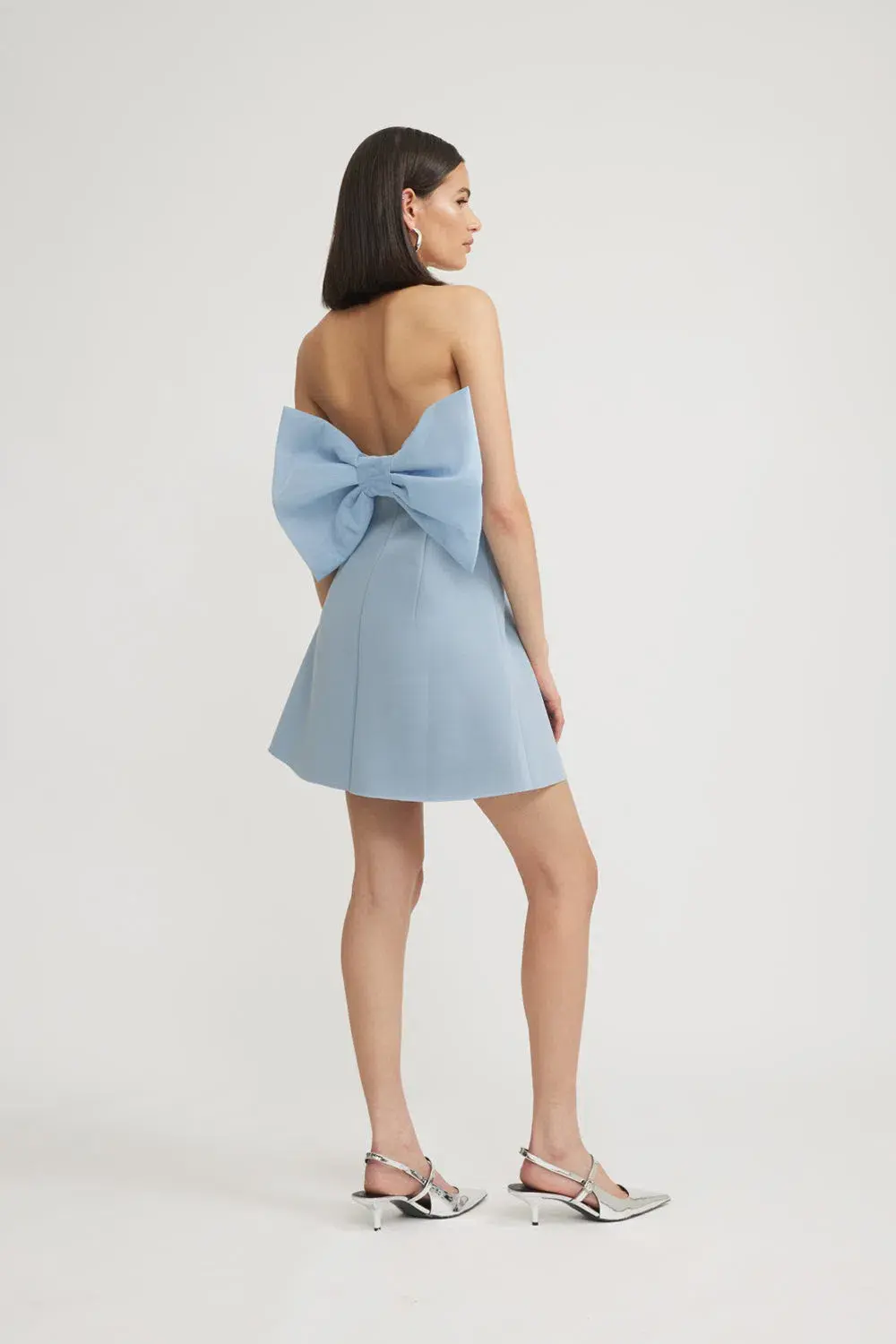 Tojhà  Daria Mini Dress  Powder Blue  Size 8 - Image 3