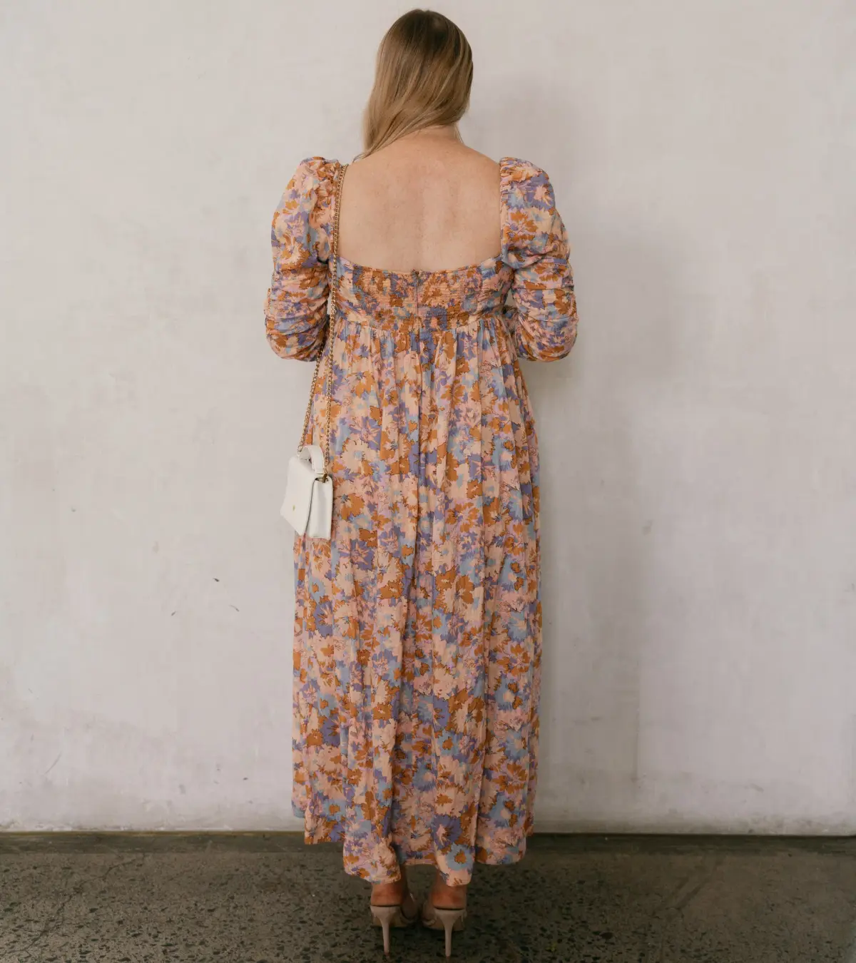 Zimmermann Violet Twist Front Midi Dress Multi Floral Size 2 / AU 8-10 - Image 2