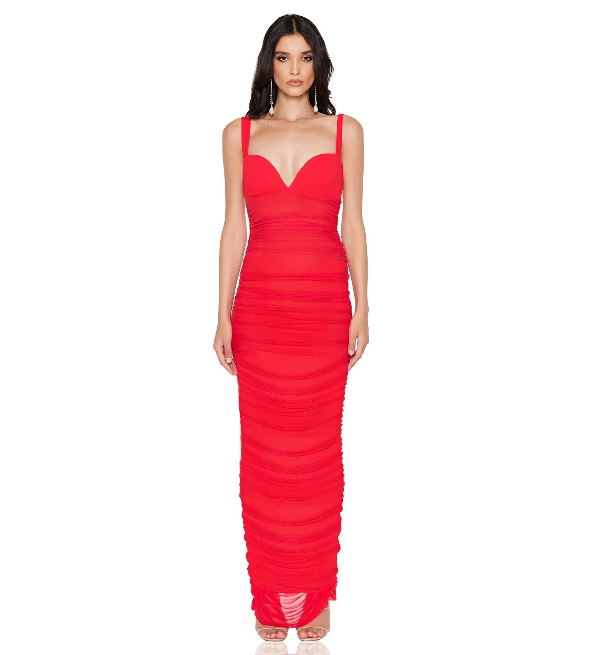 Nookie  Marlowe Maxi Dress with Lining Scarlett Size M/Au 10 - Image 1