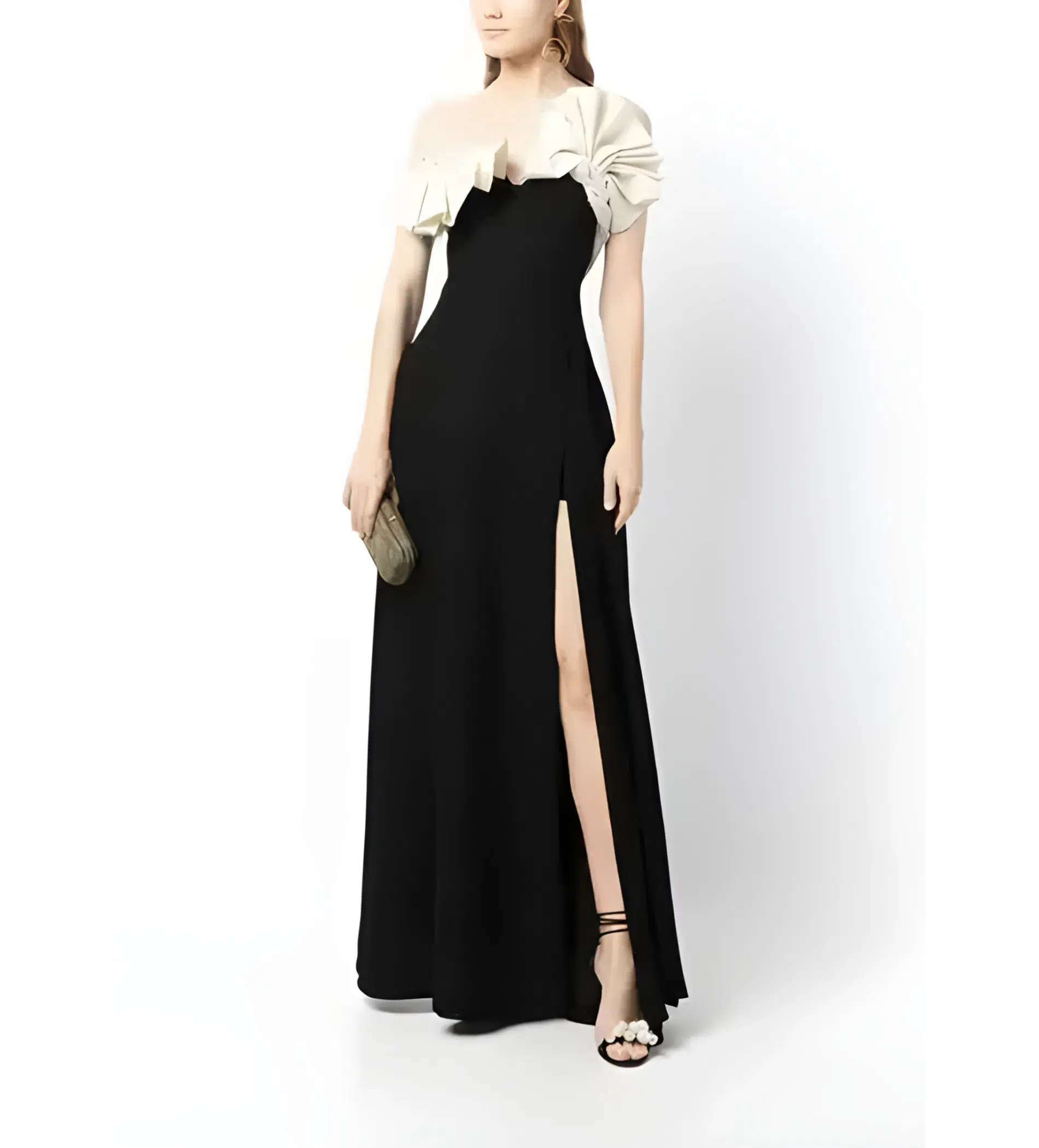 Rachel Gilbert Lavina Gown Black and Coconut Size 2 /Au 10  - Image 1