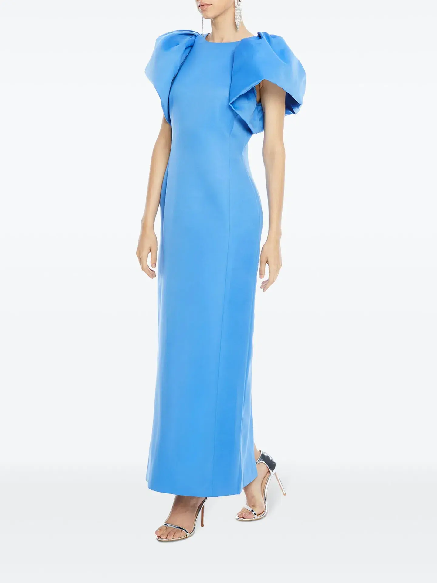 Leo Lin Lucinda Maxi Dress Steel Blue Size 16 - Image 1