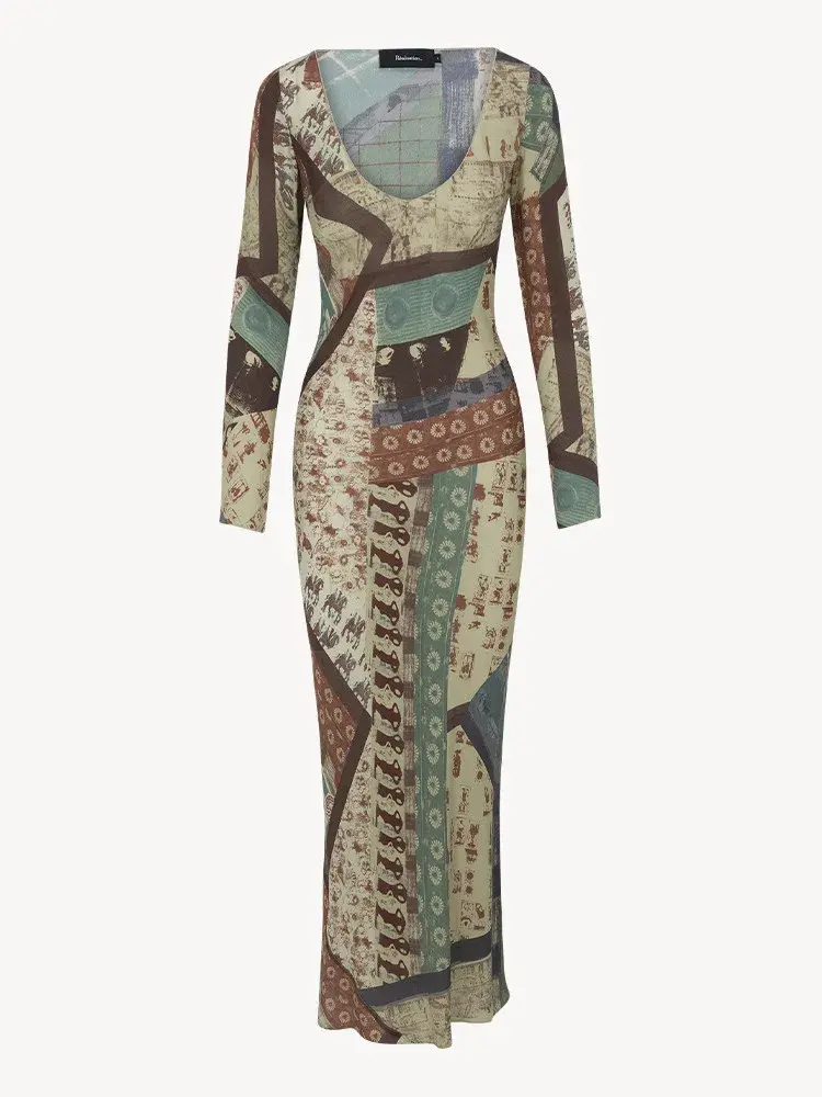 Realisation Par Collette Midi Dress Relic Size L/Au 12  - Image 4