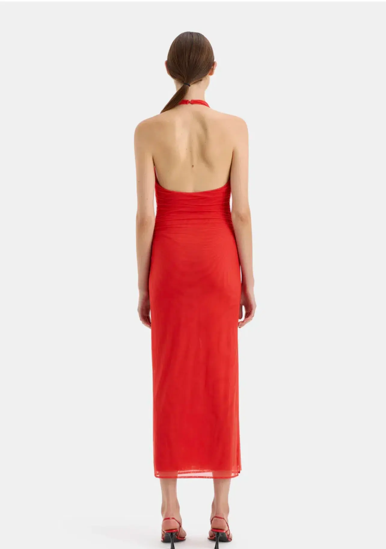 Sir the Label Jacques Mesh Halter Dress Pomelo Size 8  - Image 2