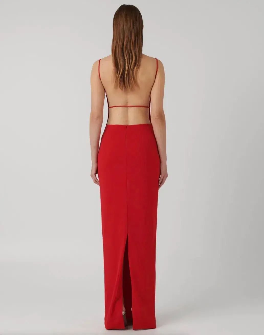 Effie Kats Gabbi Gown Red Size XS/Au 6 - Image 3