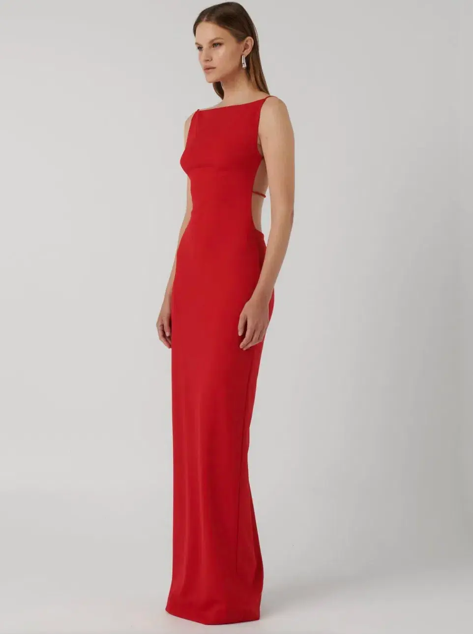 Effie Kats Gabbi Gown Red Size XS/Au 6 - Image 2