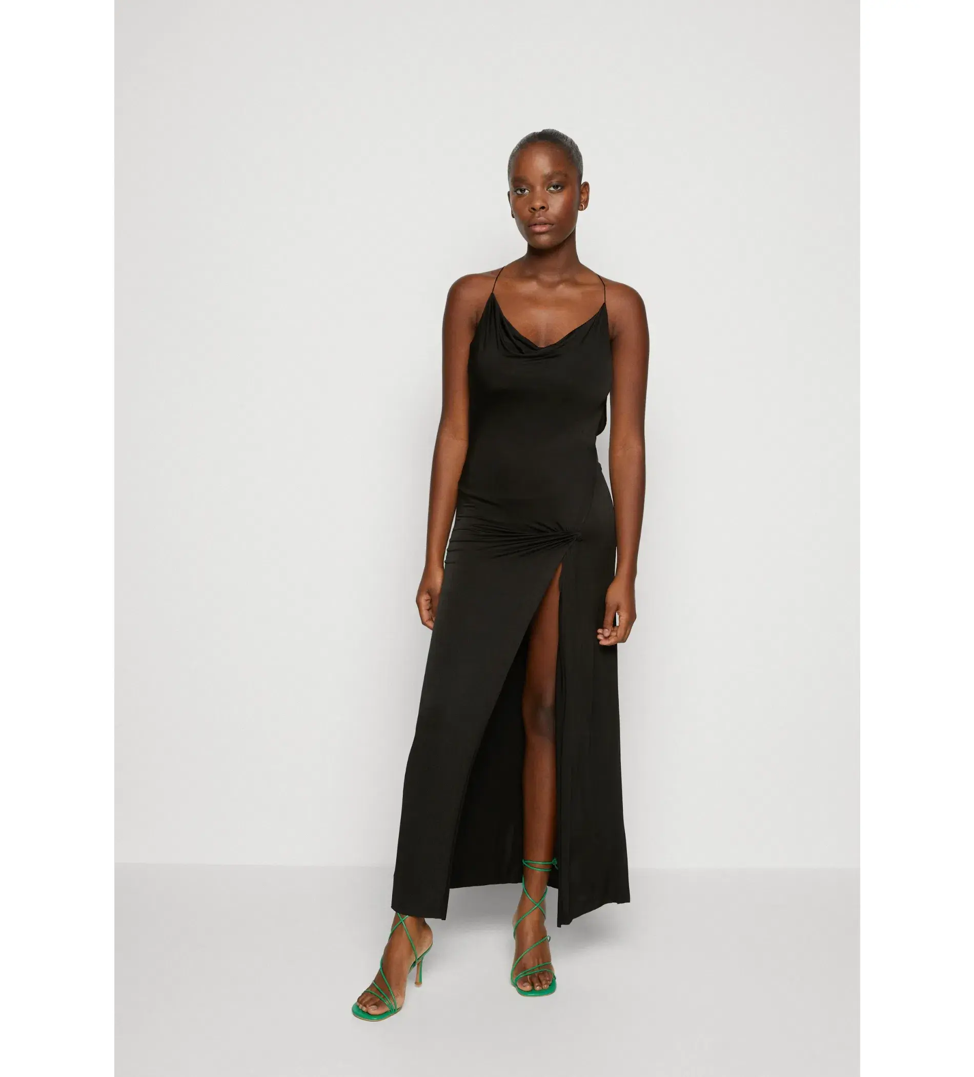 Bec And Bridge Ariel Cowl Maxi Dress Black Size 6 - Image 1