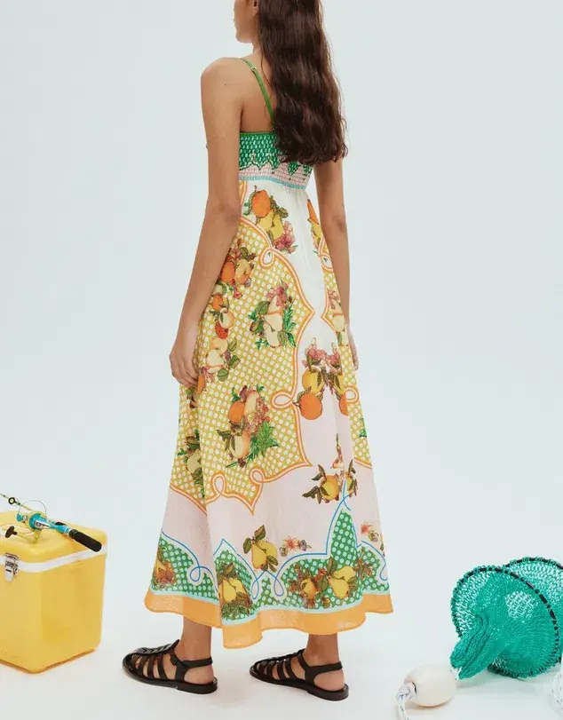 Alemais Lemonis Sundress Multi Print Size 12 - Image 3