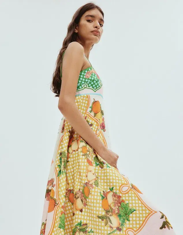 Alemais Lemonis Sundress Multi Print Size 12 - Image 4
