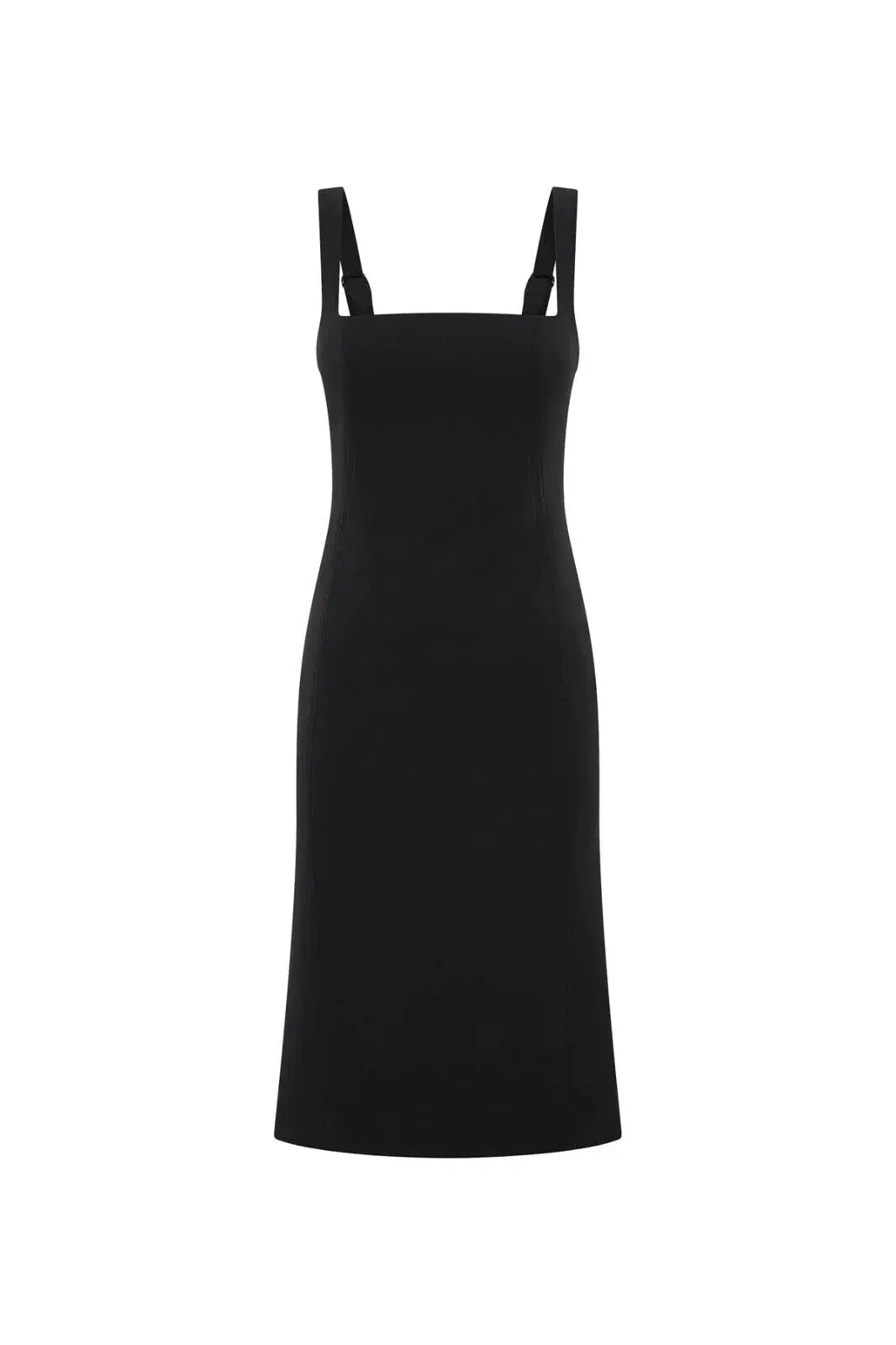 Camilla And Marc Ilona Midi Dress Black Size 12 for rent on The Volte - main image