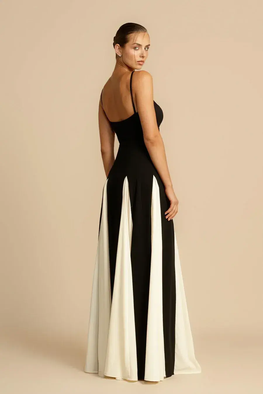 Arcina Ori Paloma Dress Black/White Size 8 - Image 3