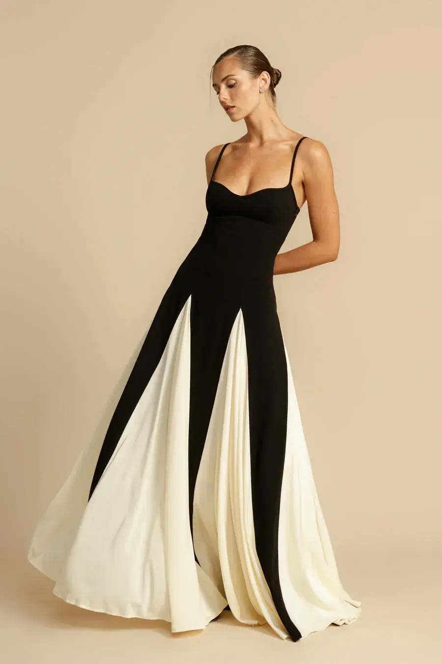 Arcina Ori Paloma Dress Black/White Size 8 - Image 4