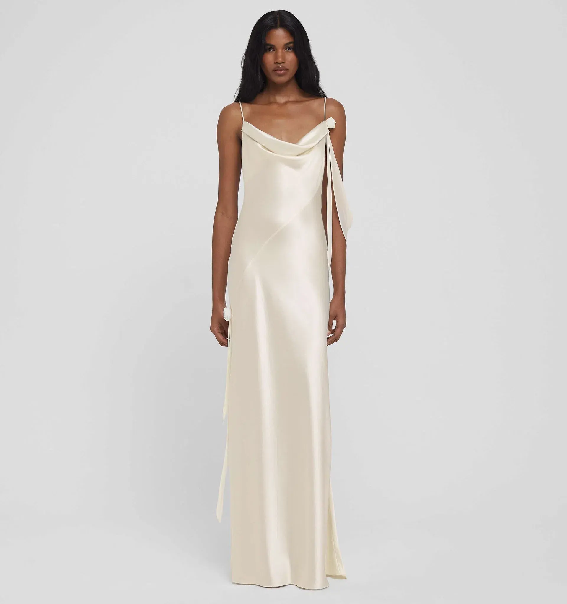 Rat & Boa Lorela Long Dress Ivory Size 8 - Image 1