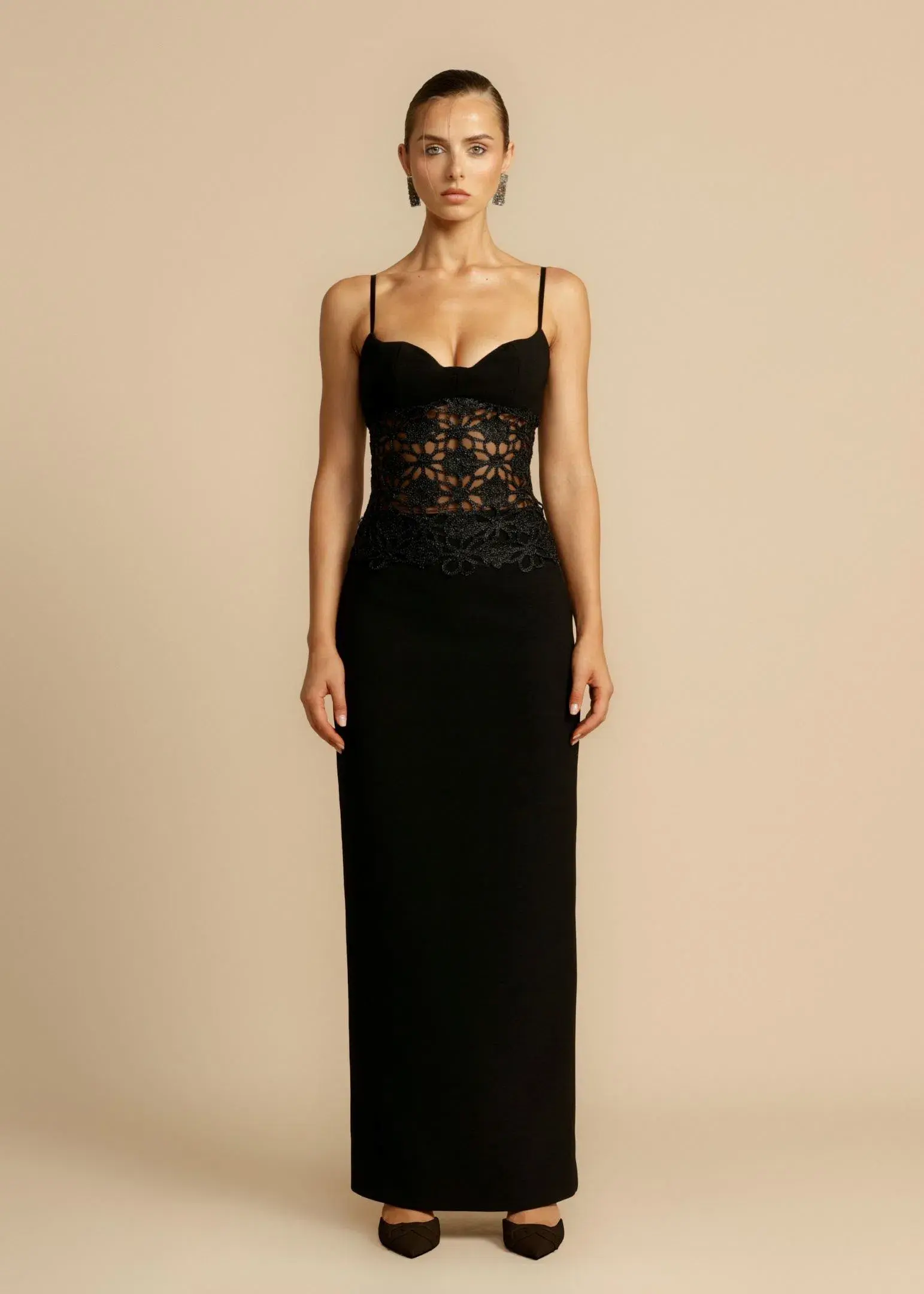 Arcina Ori Stas Top and Sloan Skirt Set Black Size 8 - Image 2
