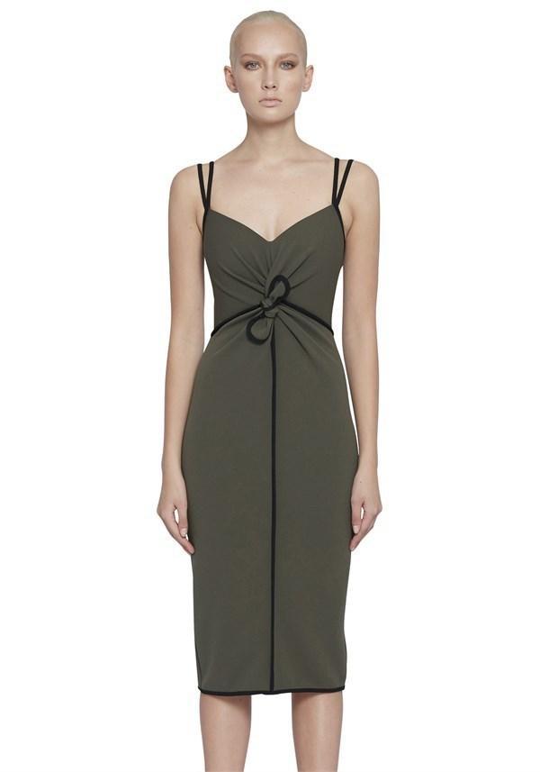 By Johnny Army Twist Dress - Image 1