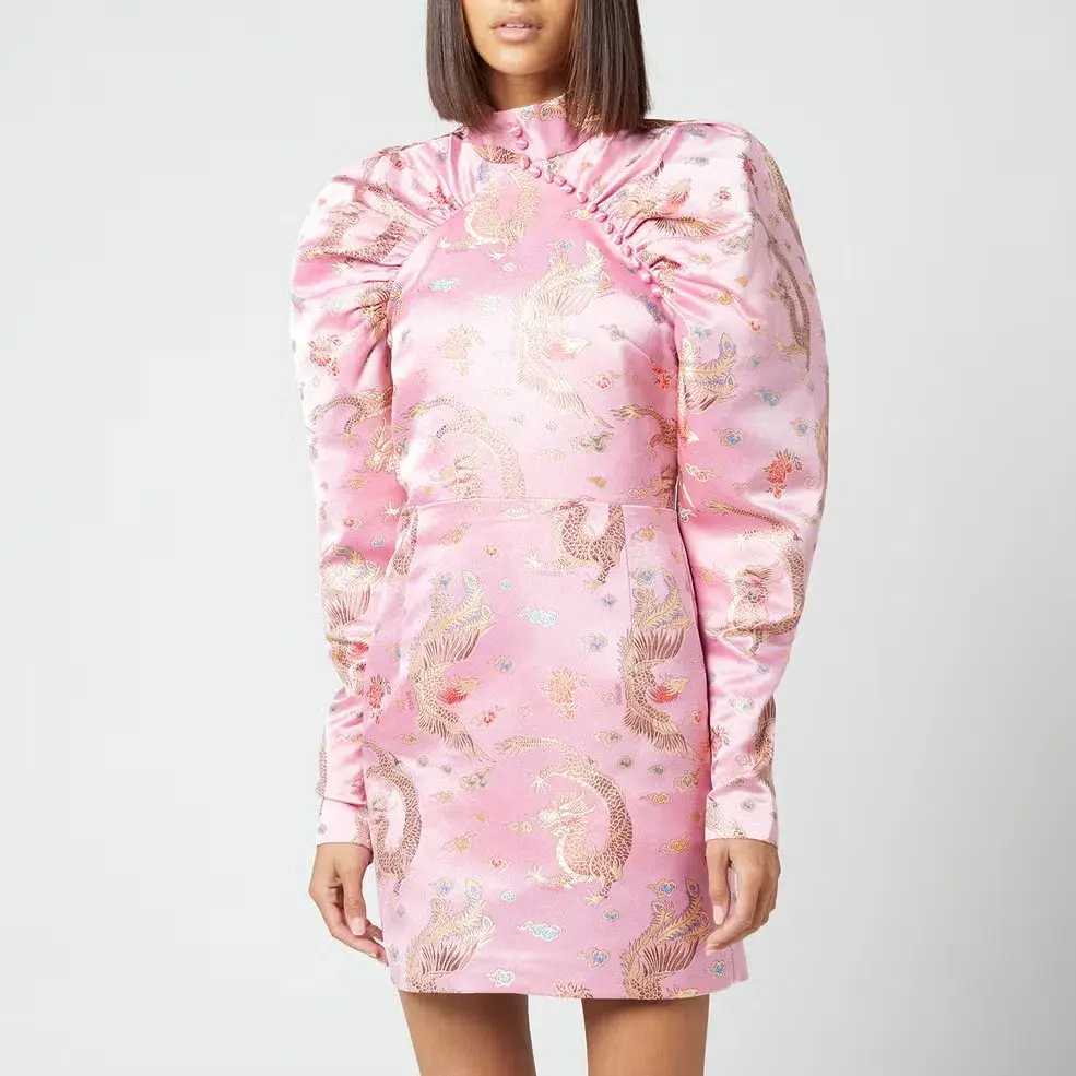 Rotate Birger Christensen Kim Dress Orchid Pink Size 10 - Image 2