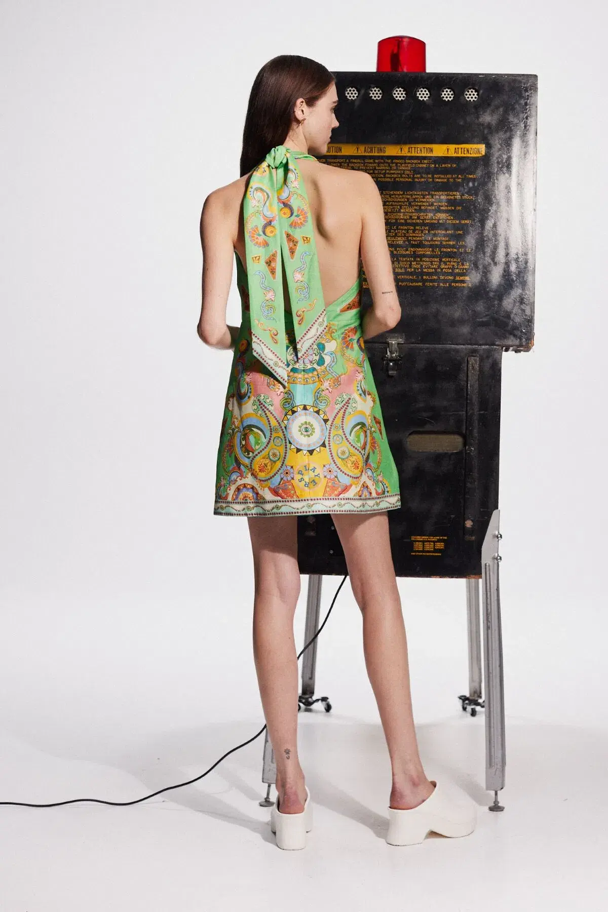 Alemais Pinball Mini Dress Multi Size 6 - Image 3