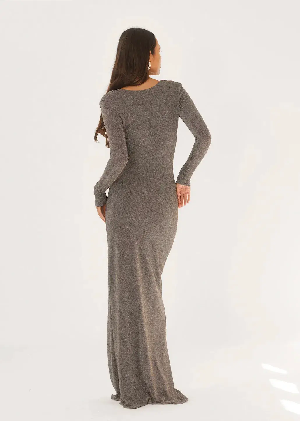 Arcina Ori Jen Dress Grey Size 8 - Image 6
