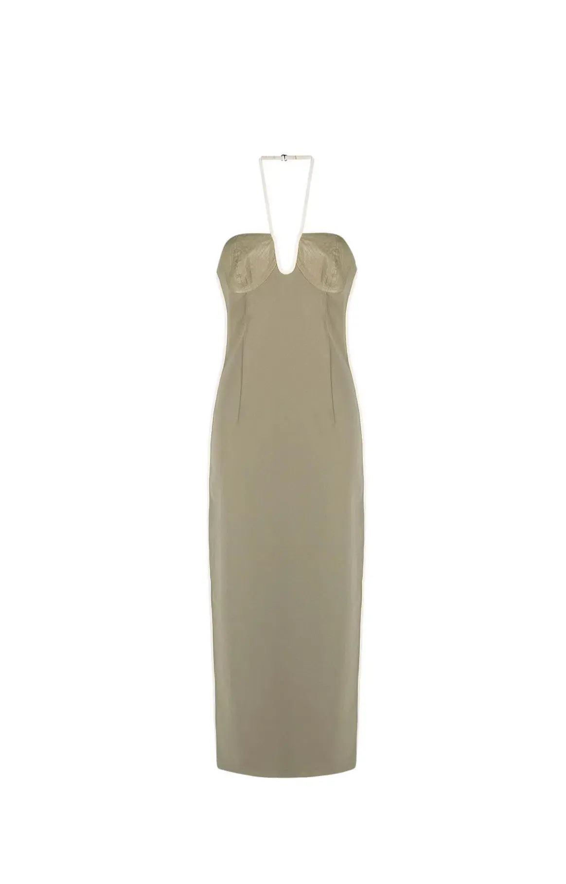 Paris Georgia Nassia Halter Dress Green Size S/ AU 8 - Image 6