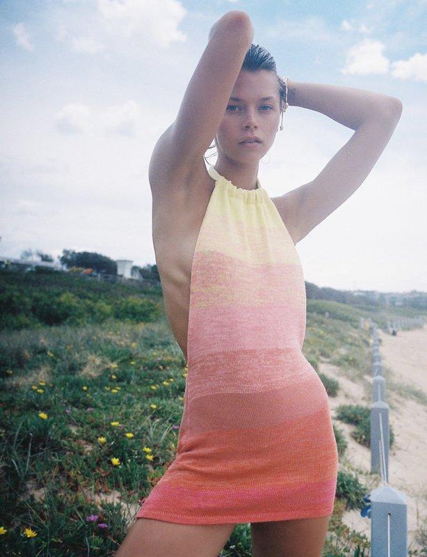 Bamba Swim Bounty Dress | Sunset Orange | Size Small - Image 5
