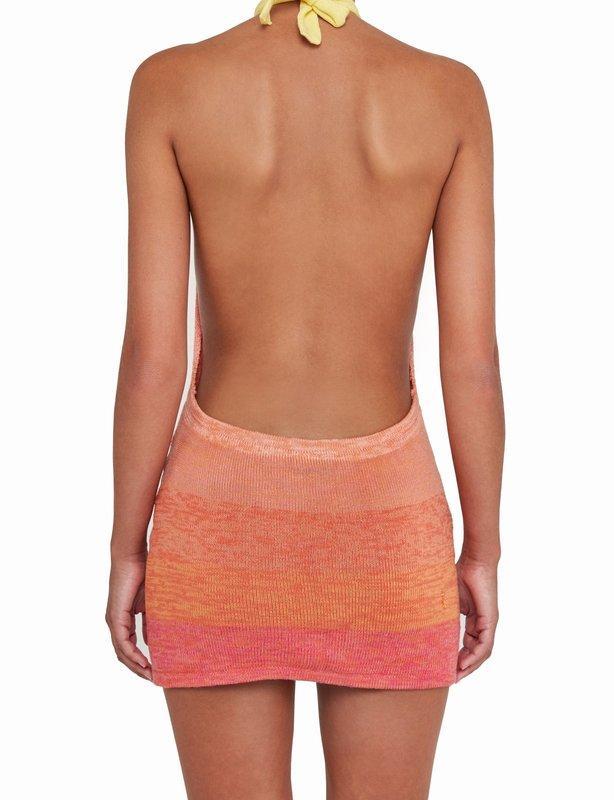 Bamba Swim Bounty Dress | Sunset Orange | Size Small - Image 4