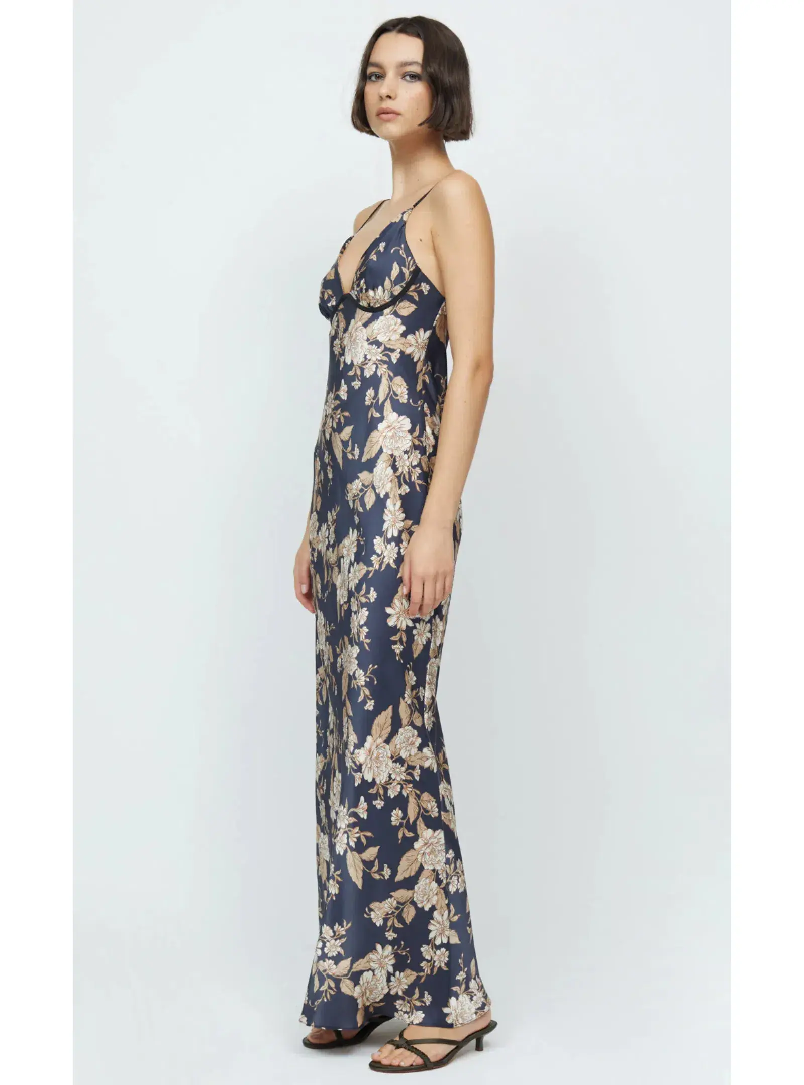 Bec & Bridge Opaline Floral Silk Dress Floral Size AU 14 - Image 2