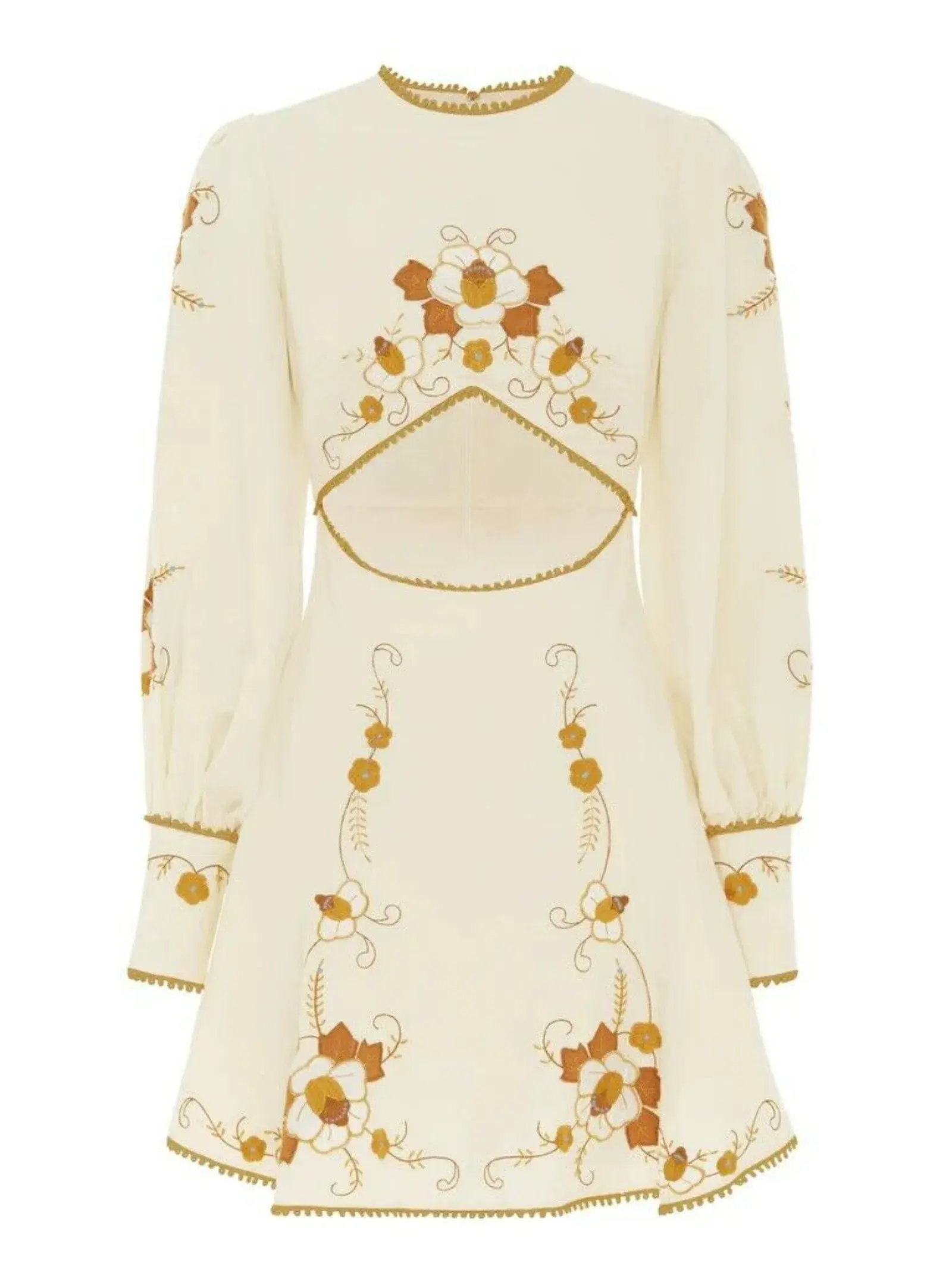 Alice McCall Lera Mini Dress Vanilla Bean Size AU 10 - Image 5