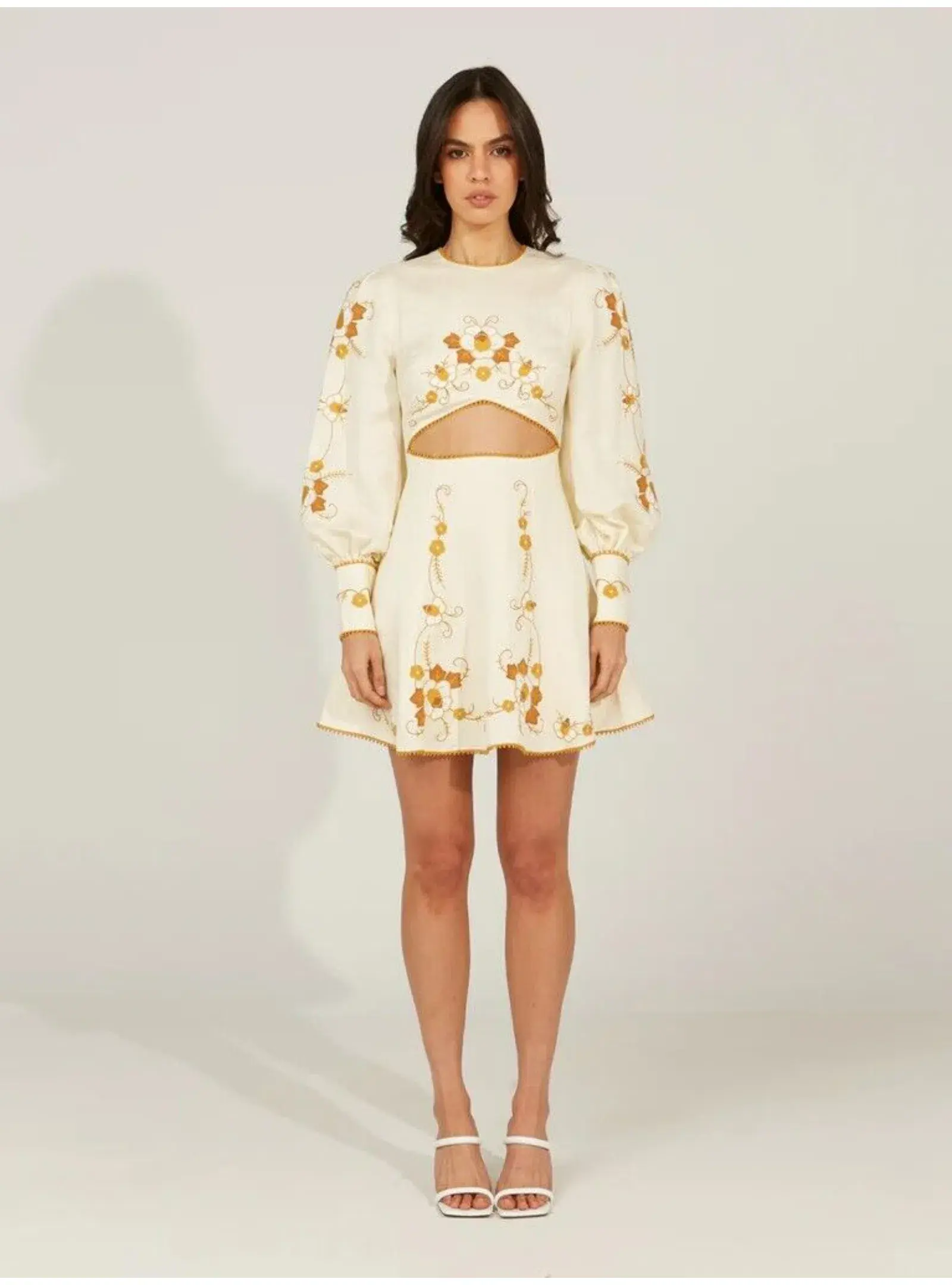 Alice McCall Lera Mini Dress Vanilla Bean Size AU 10 - Image 1