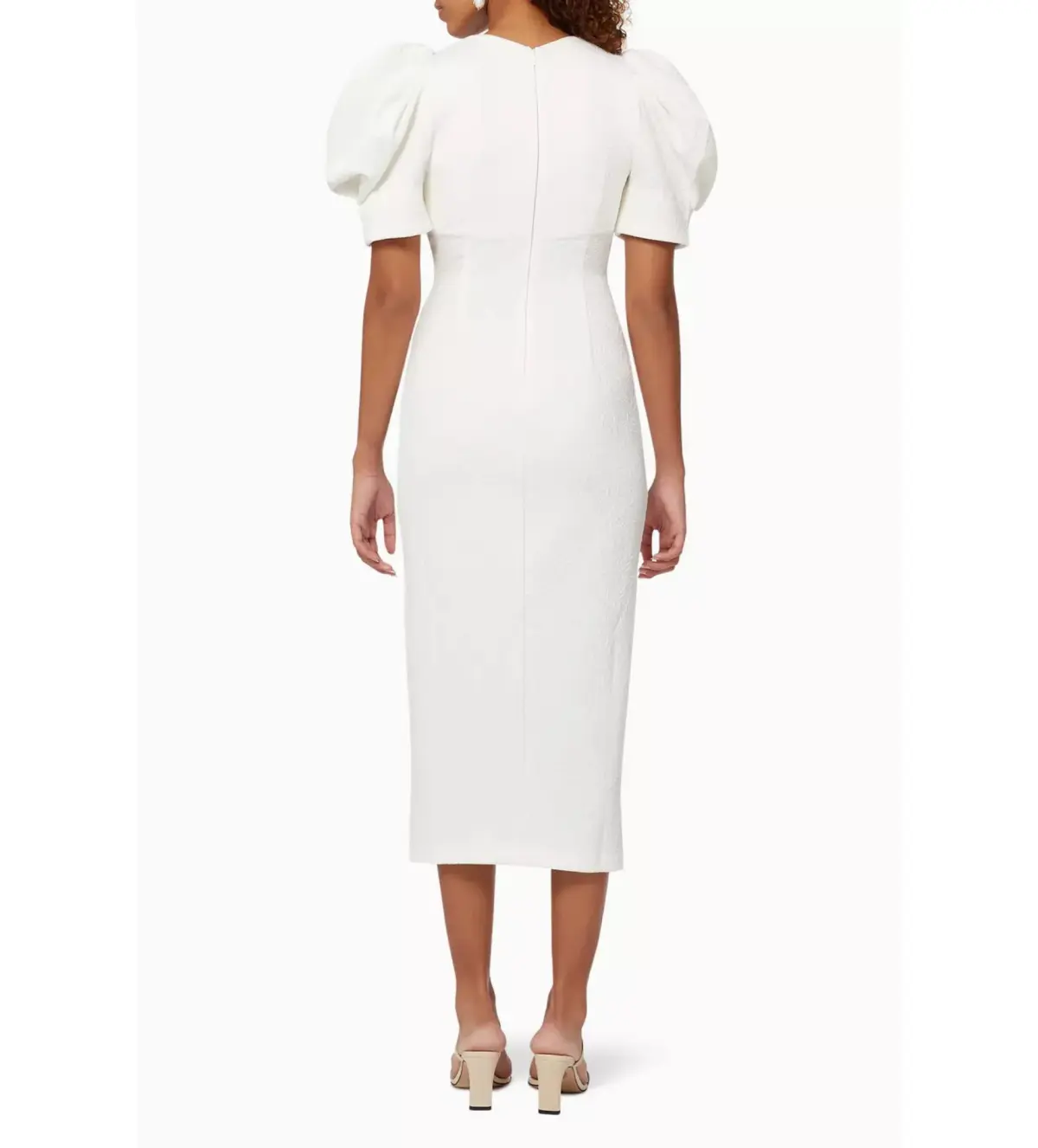 Acler Ivory Oxford Dress White Size Au 10 - Image 2